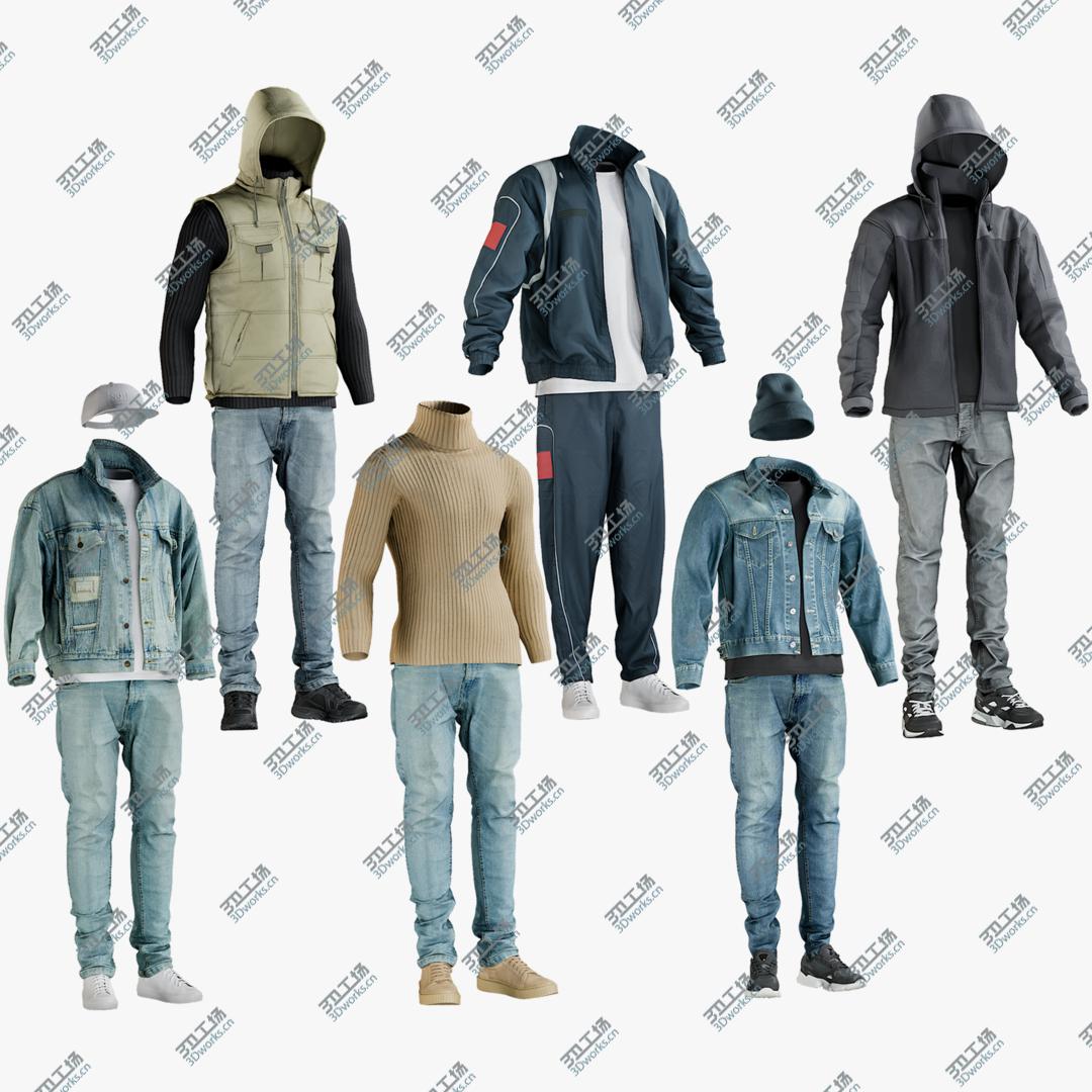 images/goods_img/20210114/3D model Casual Sport Clothing Collection 4/1.jpg